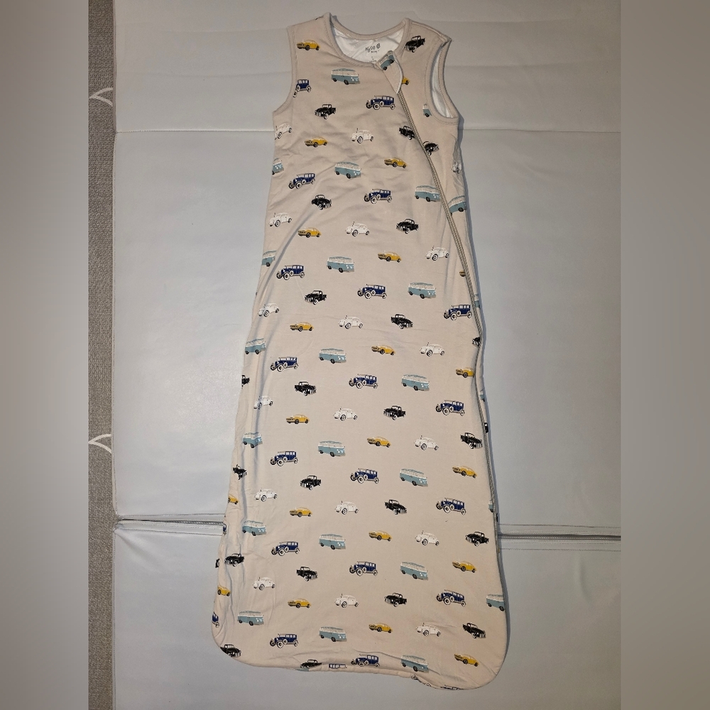 (EUC) Kyte Baby Sleep Bag in Vintage Cars 1.0 TOG Size L
